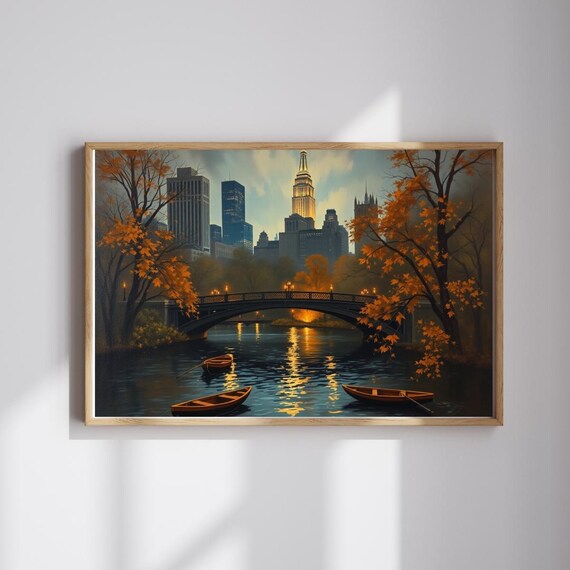 New York City Puzzle Autumn Central Park Jigsaw