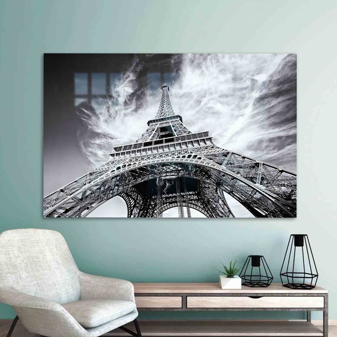 Eiffel Tower Sky Landscape Travel Poster