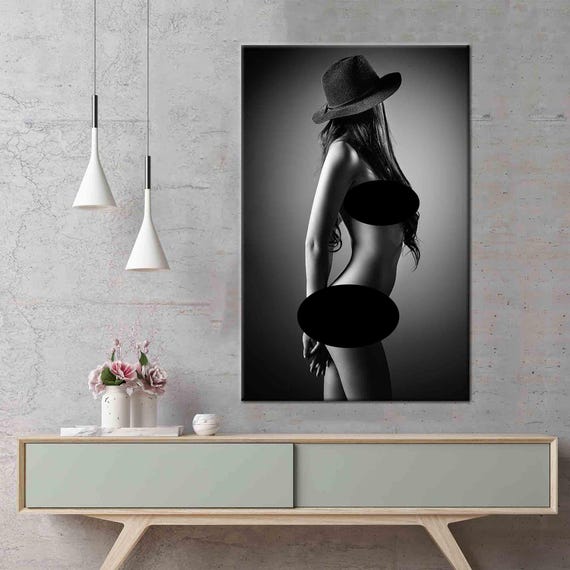 Erotic Sexy Woman Bedroom Wall Art Print