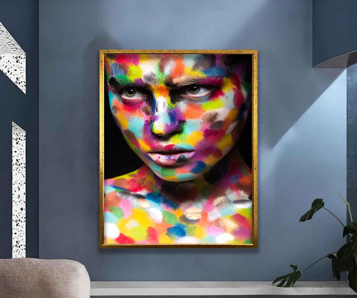 Modern Woman Wall Art Modern Woman Print Woman Woman Wall Decor Woman Wall Art Woman Painting - Image 5
