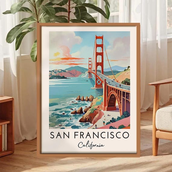 San Francisco, California City Art Print