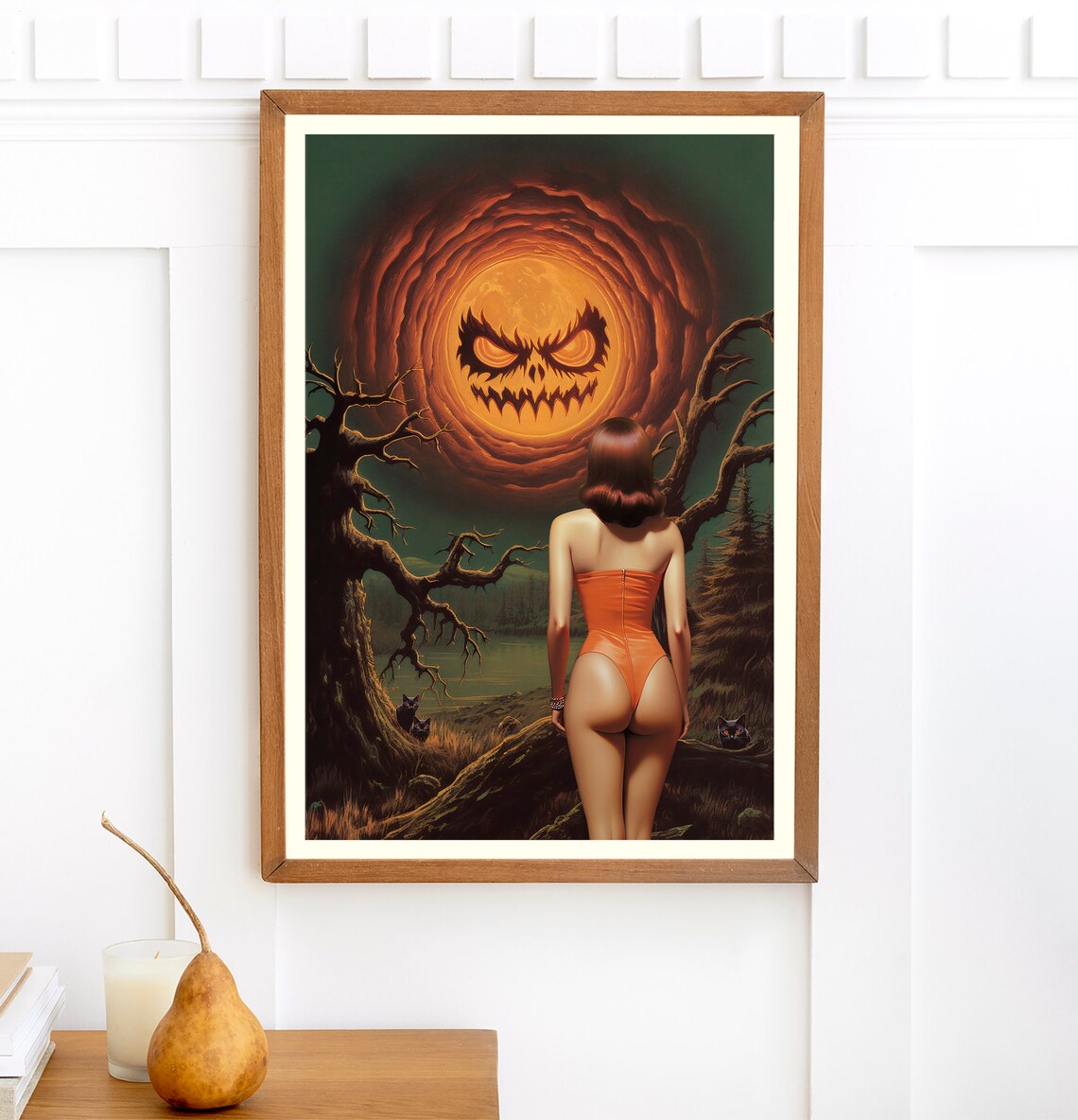 Lost V3 Halloween Psychedelic Surreal Art Poster - Image 2