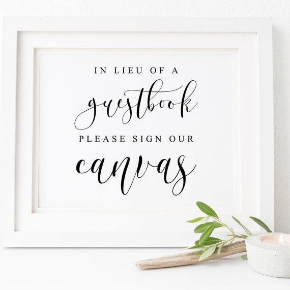 Wedding Sign Guestbook Sign for Wedding Reception