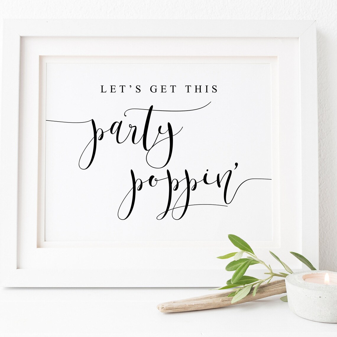 Popcorn Bar Wedding Sign, Wedding Table Sign