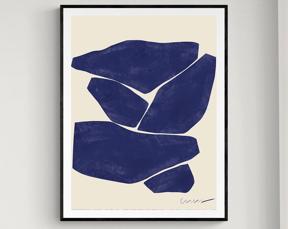 Henri Matisse Style Abstract Illustration Art Print
