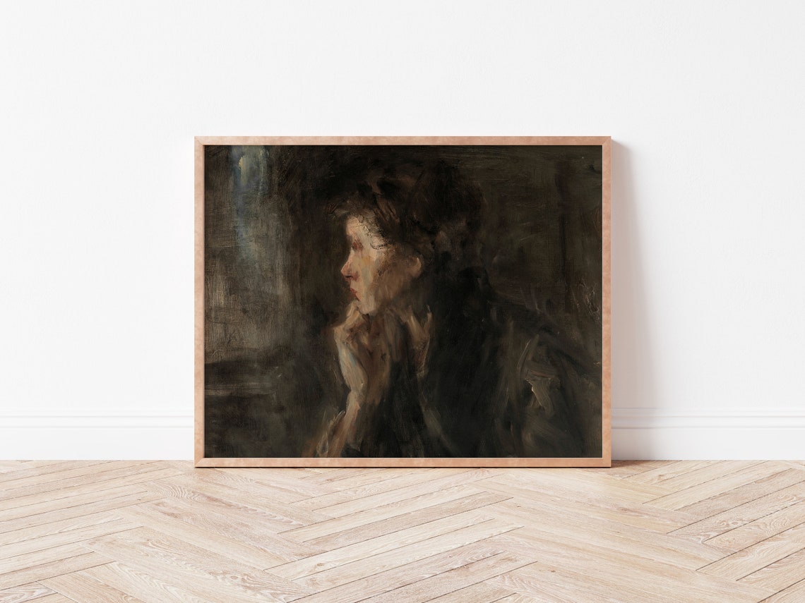 Vintage Portrait of Woman Art Print - Image 4