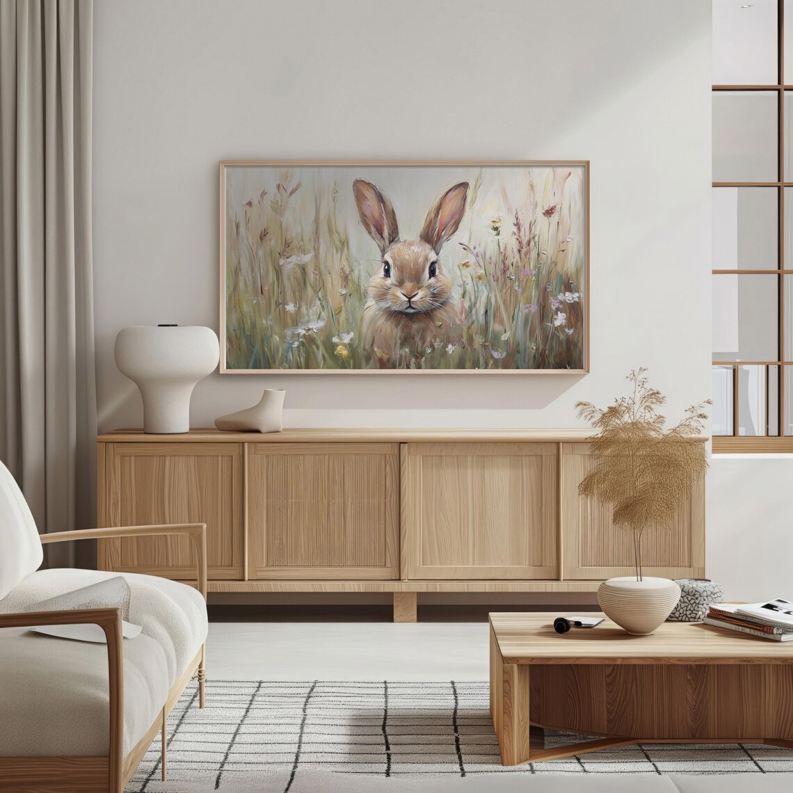 Easter Home Decor, Abstract Modern Art Print - Image 2