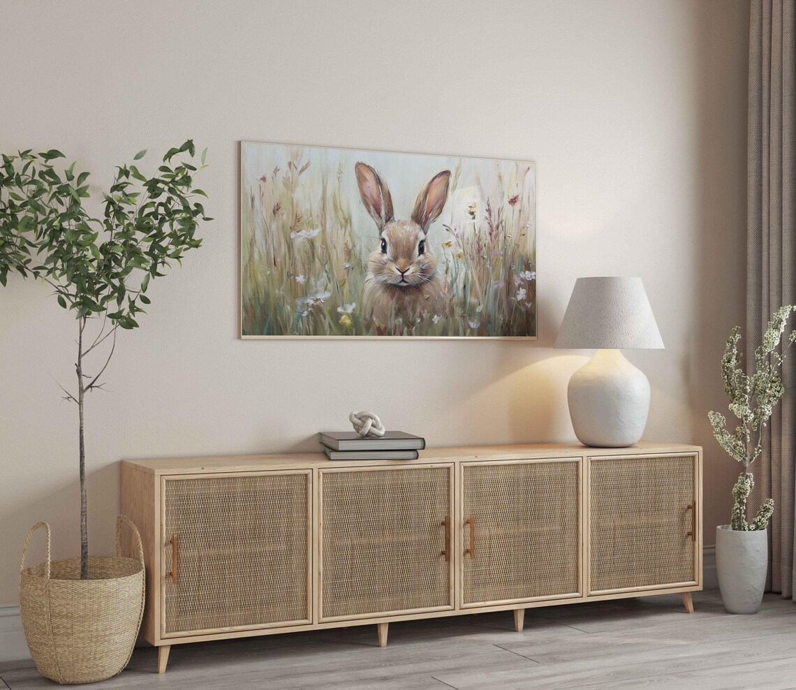 Easter Home Decor, Abstract Modern Art Print - Image 4