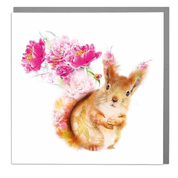 Squirrel Greeting Card