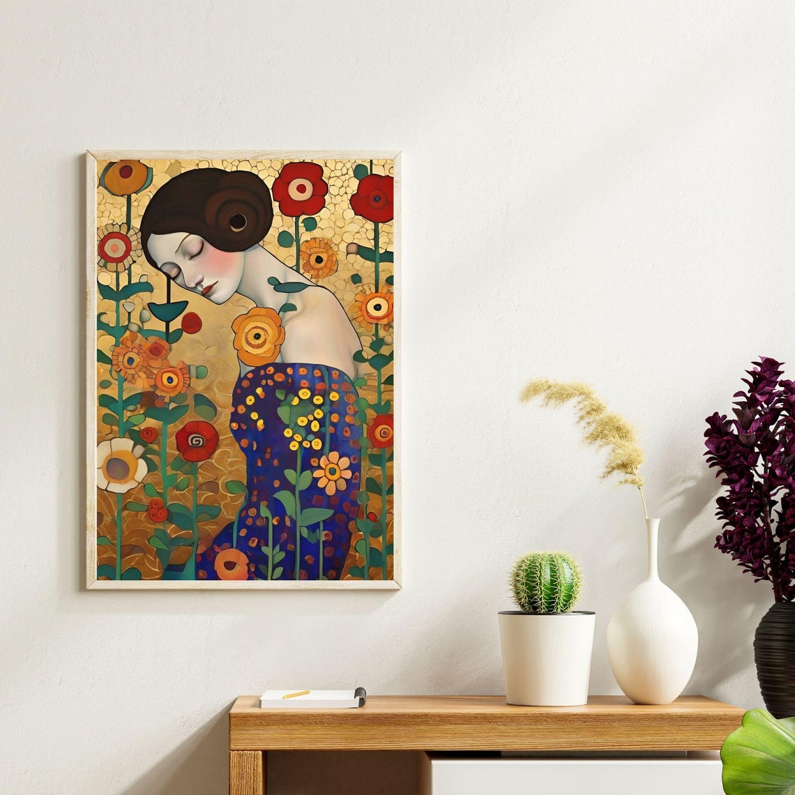 Dreams, Klimt Style Modern Art Print - Image 4