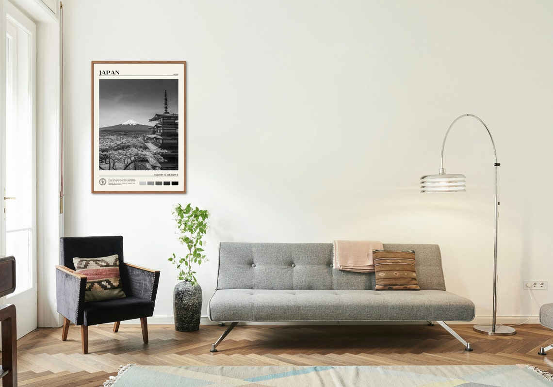 Black And White Japan Print Japan Wall Art Japan Poster Japan Photo Japan Poster Print Japan Wall Decor Tokyo Asia Poster Print - Image 3