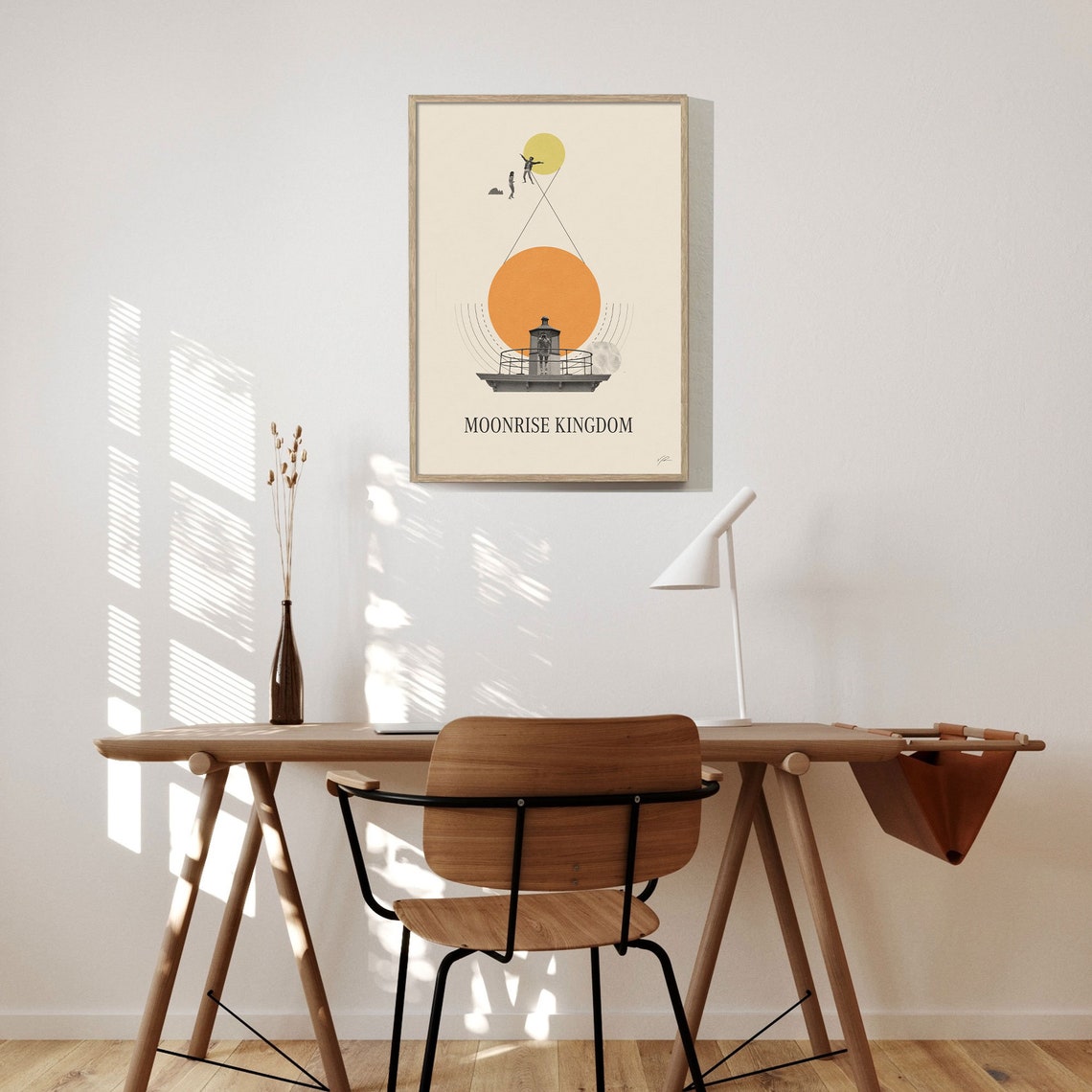 Charming Moonrise Kingdom Minimalist Alternative Movie Art Poster - Image 3