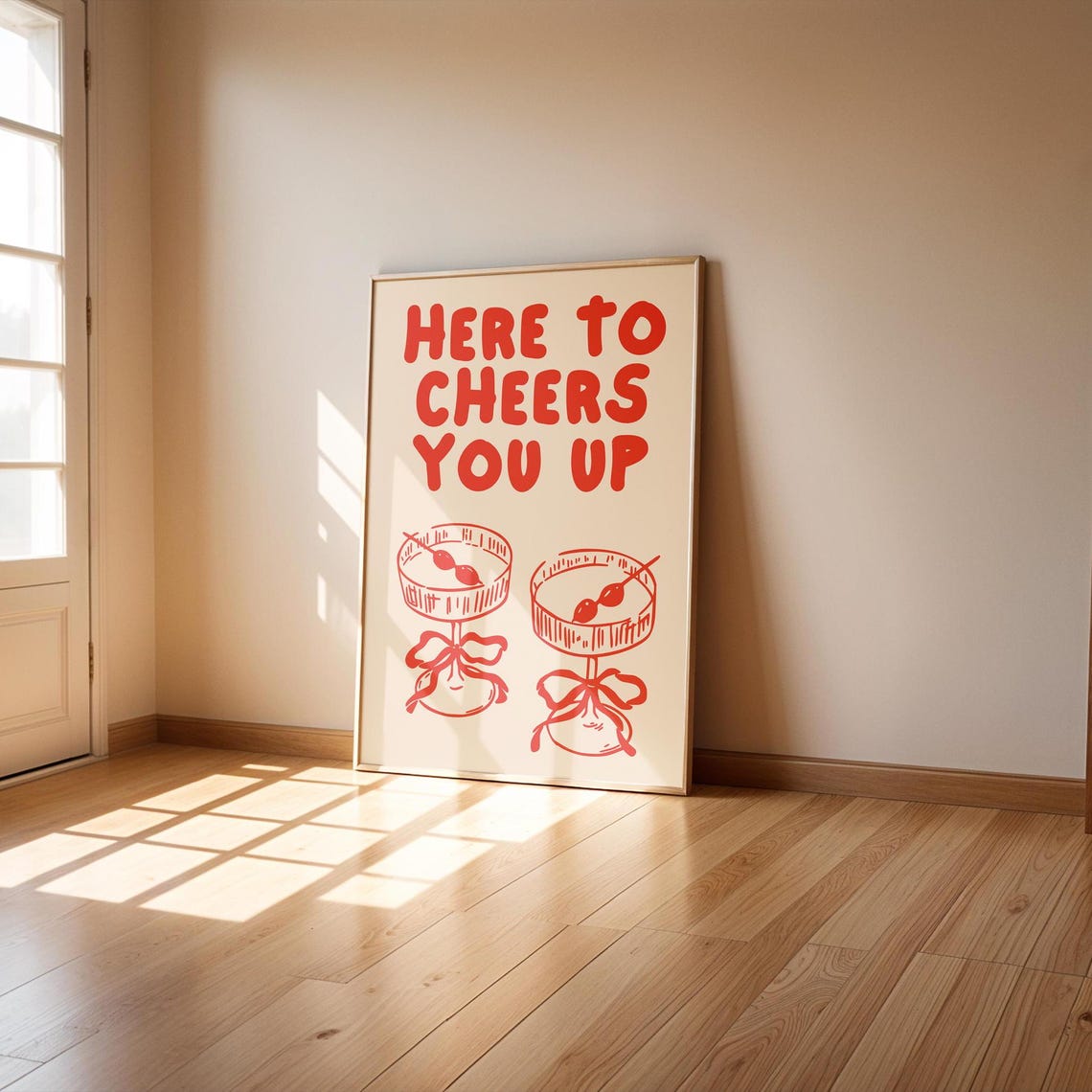 Here Cheers - Minimalist Travel Poster - Image 3