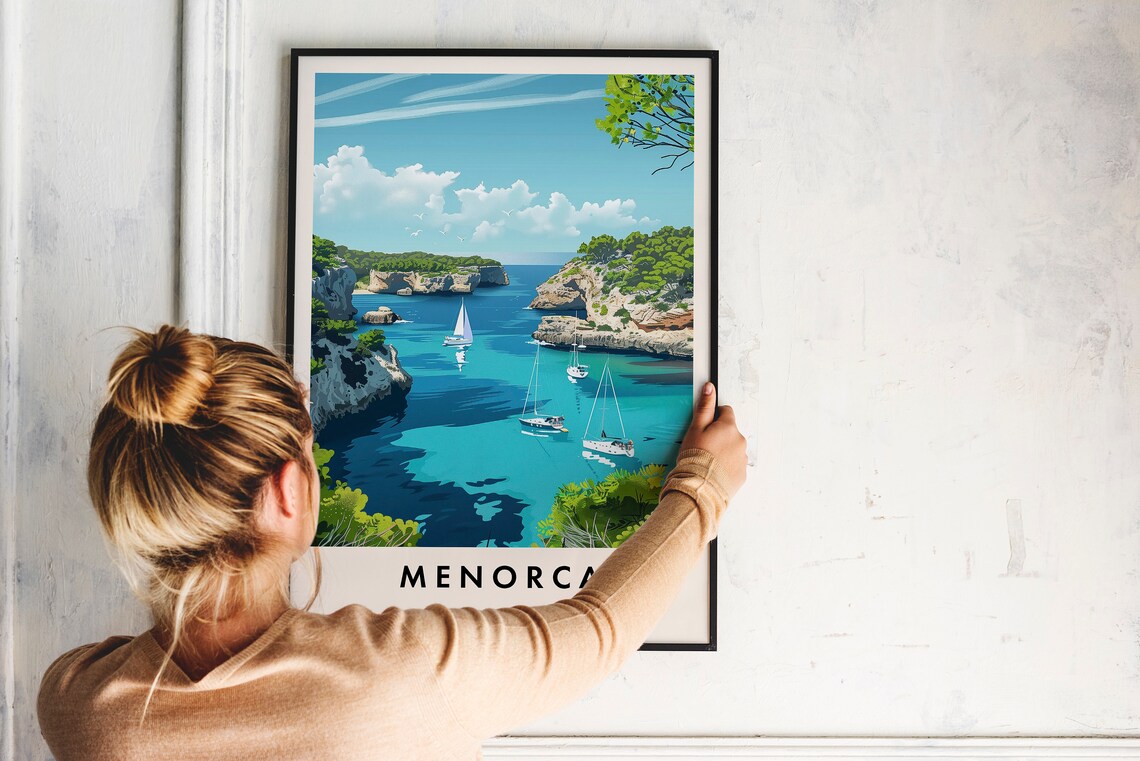 Menorca Travel Poster, Spain Wall Art Print - Image 2
