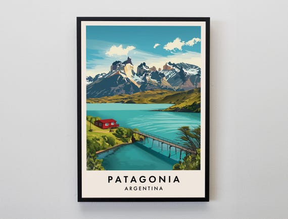 Travel Print Wall Art Argentina Gift Poster South America Lovers