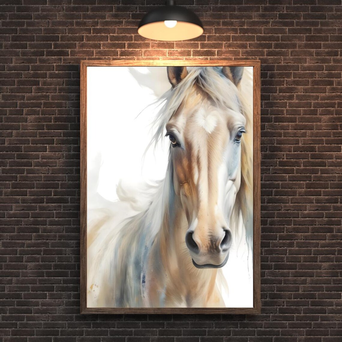 Farmhouse Horse Photography Wall Art Print, Modern Decor - Image 4