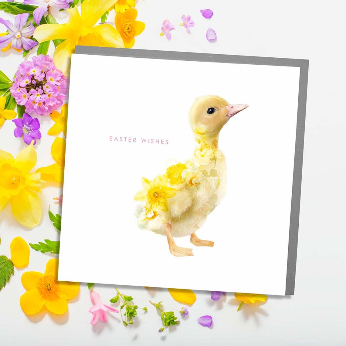 Happy Easter Duckling, Whimsical Easter Greeting - Image 2