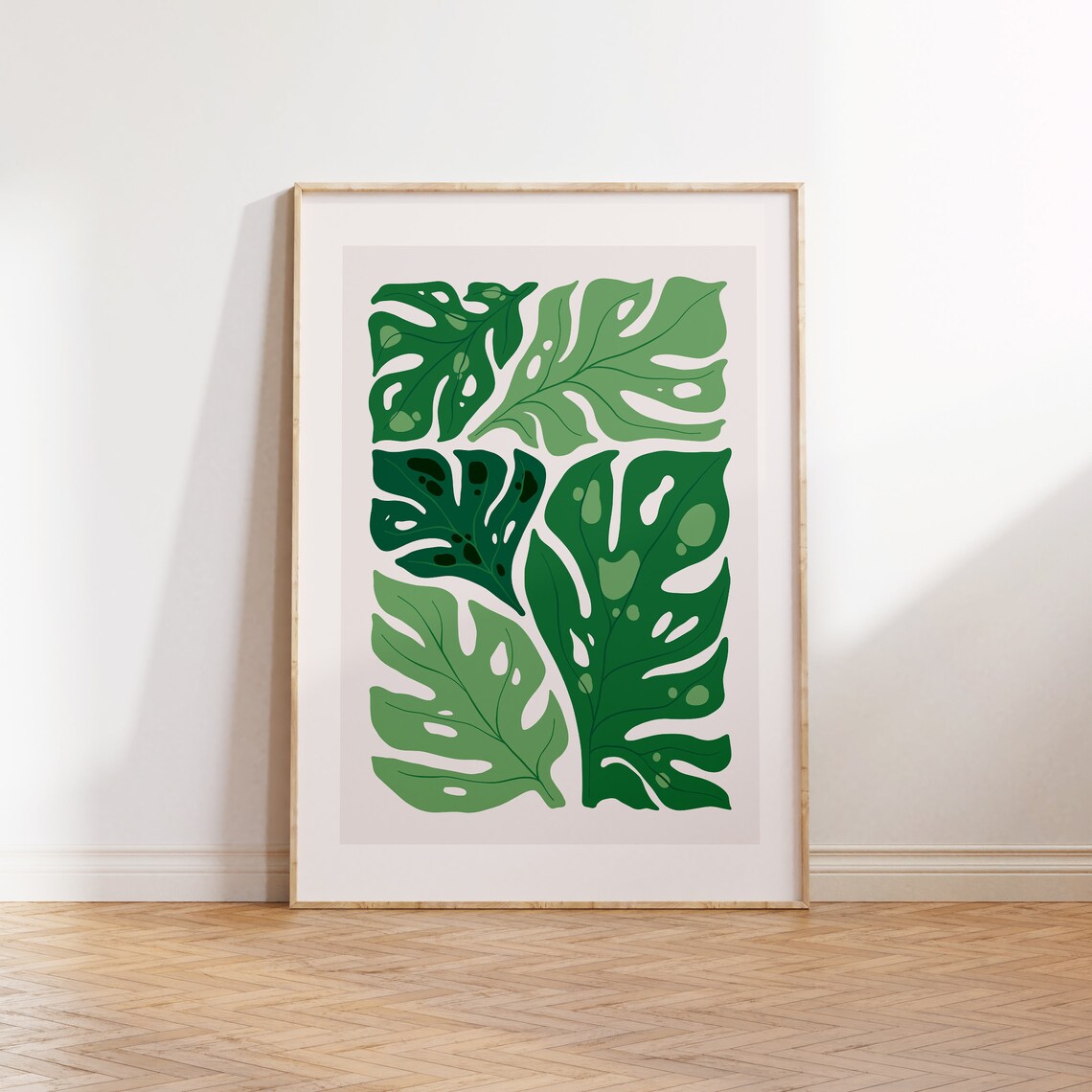 Jungle Flora Tropical Botanical Poster Print