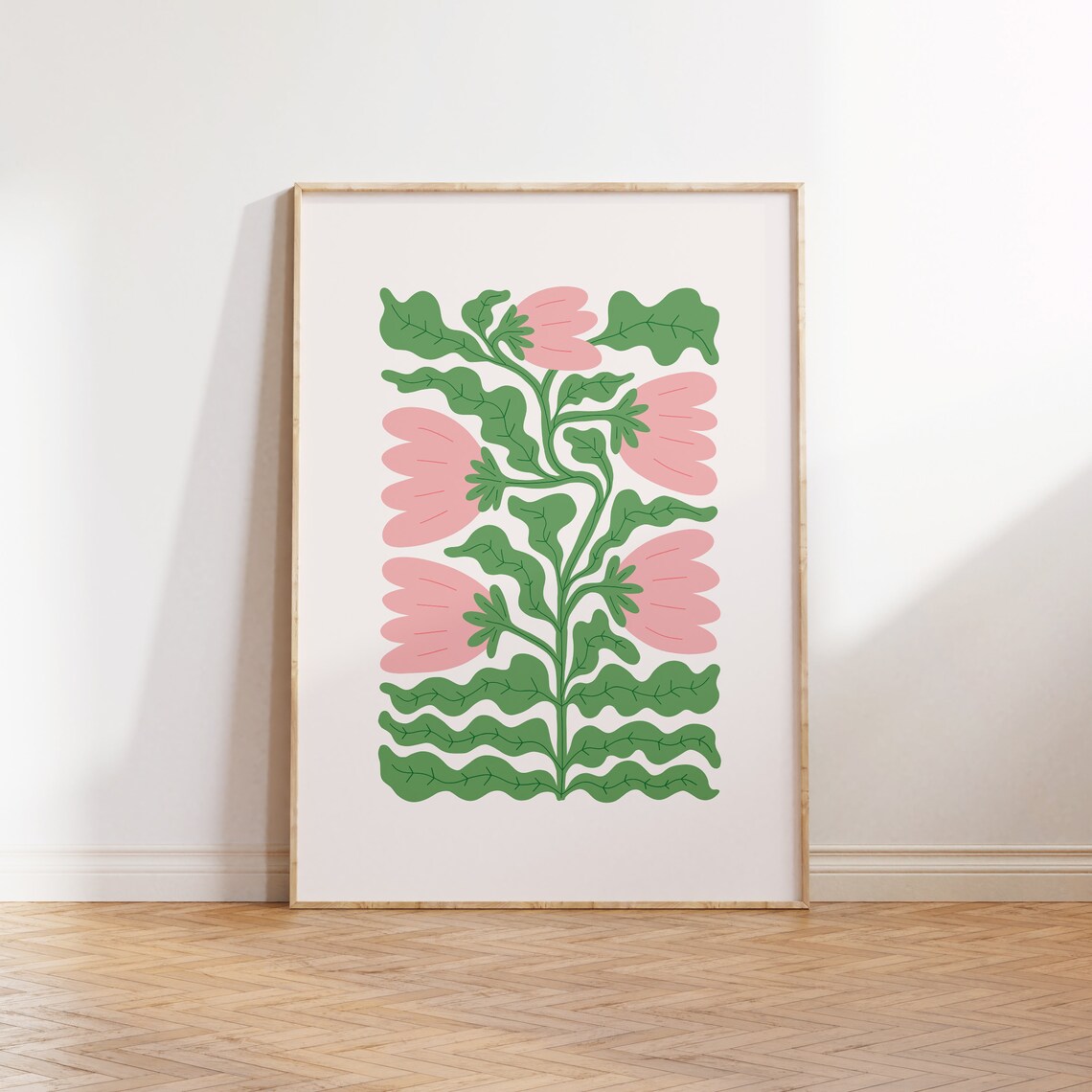 Jungle Flora Botanical Floral Poster Print