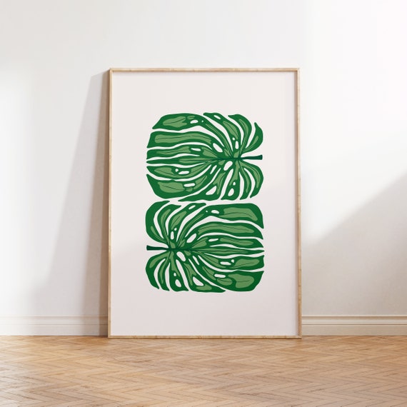 Tropical Botanical Floral Art Print, Jungle Flowers