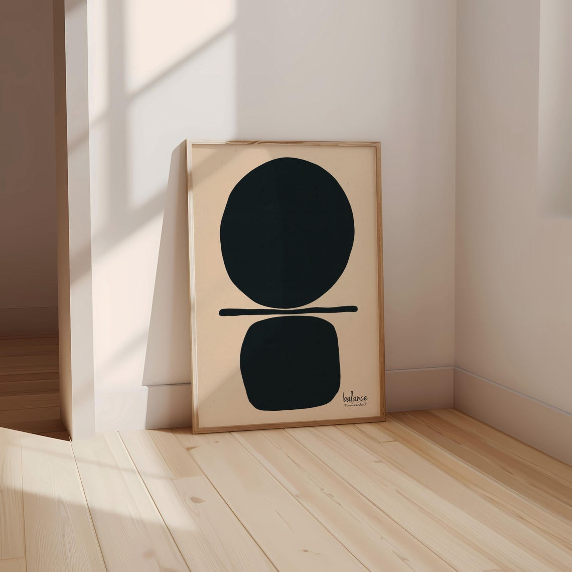 Abstract Organic Shapes Art Print, Minimalist - Image 3