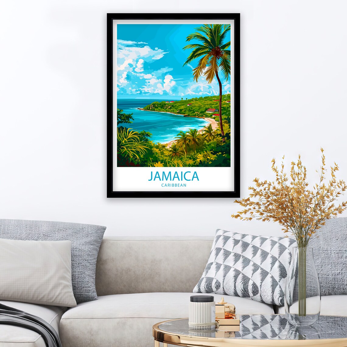 Jamaica Travel Poster, Caribbean Island Wall Decor - Image 2