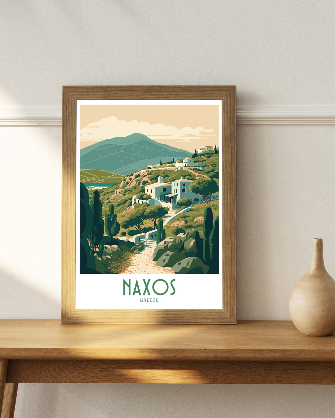 Naxos Travel Print Naxos Greece Poster Home Dcor Naxos Greece Art Print Naxos Greece Room Naxos Greece Gift Decor Naxos Poster Art Gift - Image 4