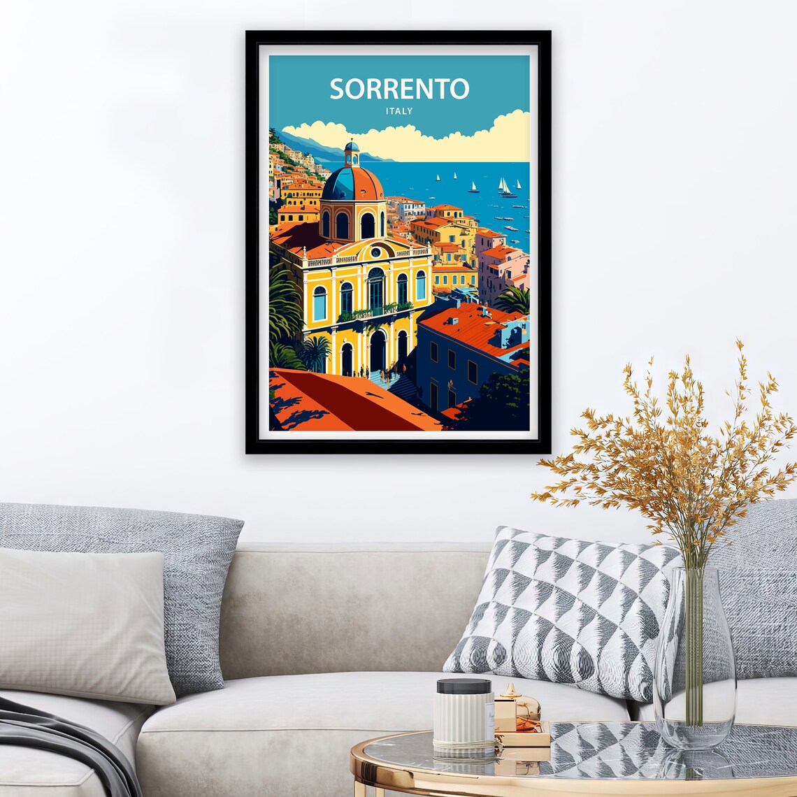Sorrento Italy Travel Poster - Image 2