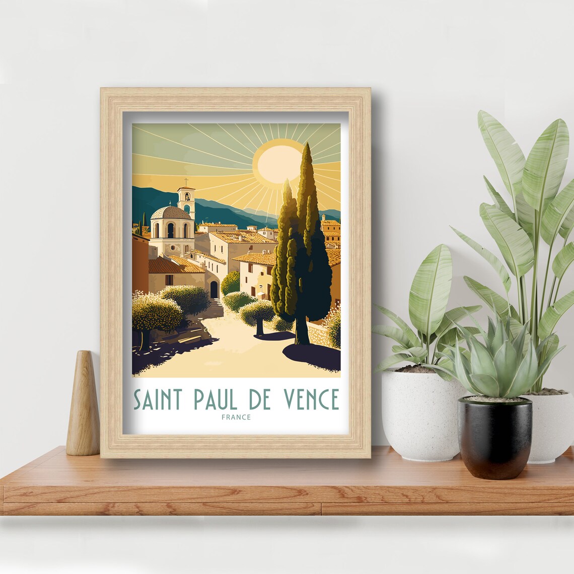 Saint Paul De Vence Travel Print Saint Paul De Vence France Poster Home Dcor Saint Paul De Vence France Print Saint Paul De Vence France - Image 6