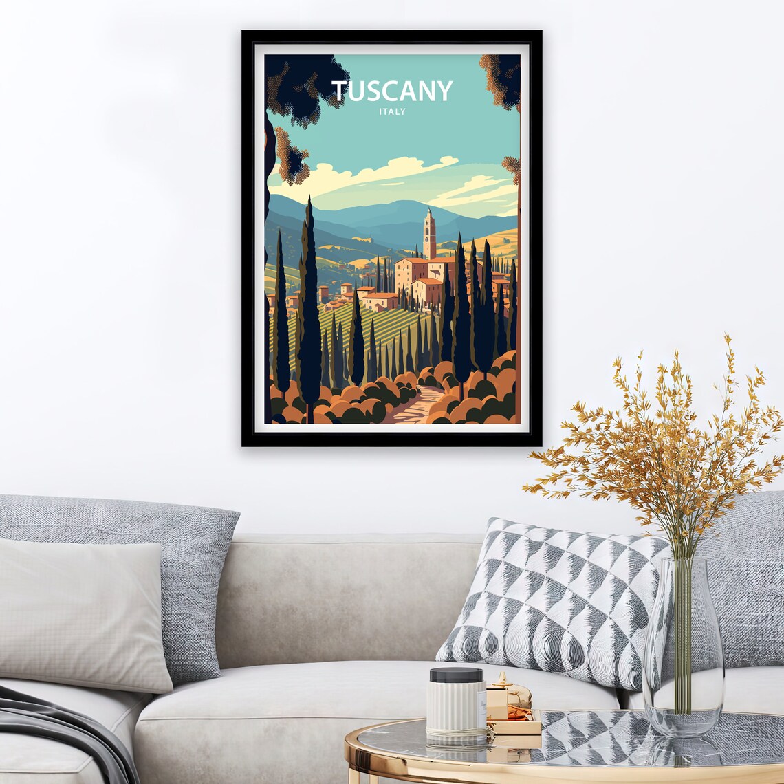 Tuscany Italy Wall Art Poster Print - Image 2