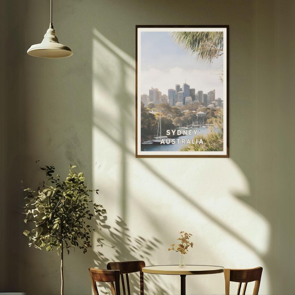 Sydney Australia Poster Australia Harbour City Art Sydney Urban Decor Australian Coastal Print New South Wales Travel Sydney Skyline - Image 2