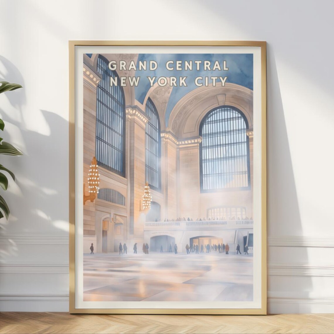Grand Central New York City Travel Poster, Landmark