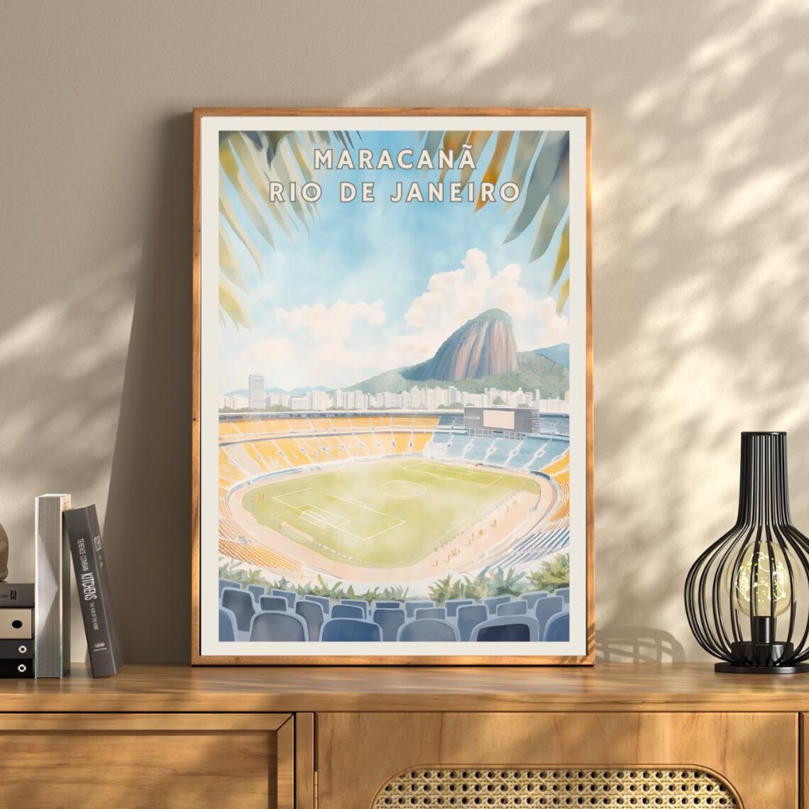 Maracanã Rio De Janeiro Travel Poster, Stadium - Image 3