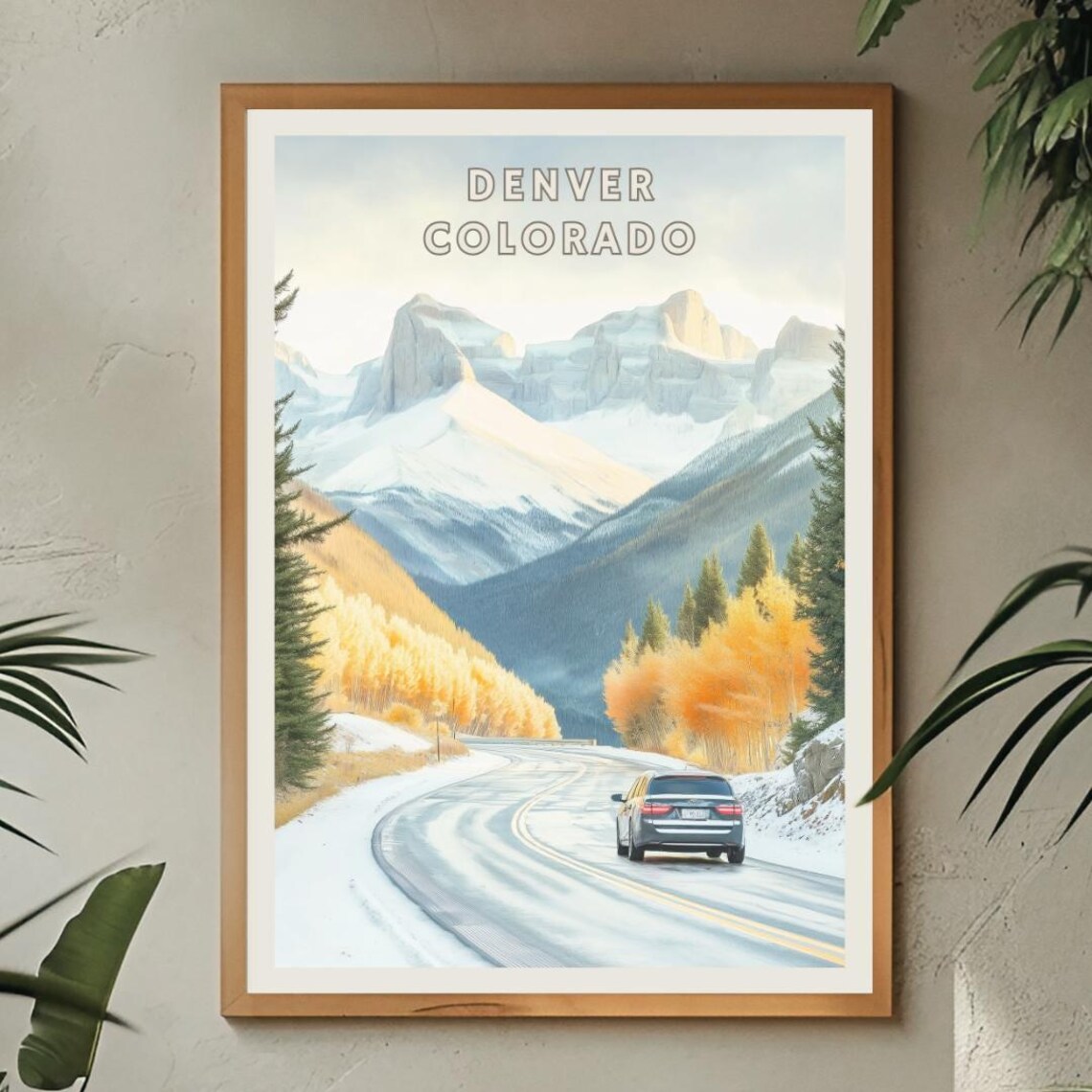 Denver Colorado Poster, Rocky Mountain Scenic Drive - Image 2