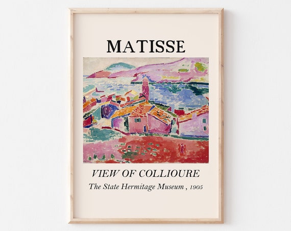 The State Hermitage Museum Henri Matisse Art Print Vintage Poster Matisse Picture Flower A2 A3 A4 A5 Gallery Wall Gift
