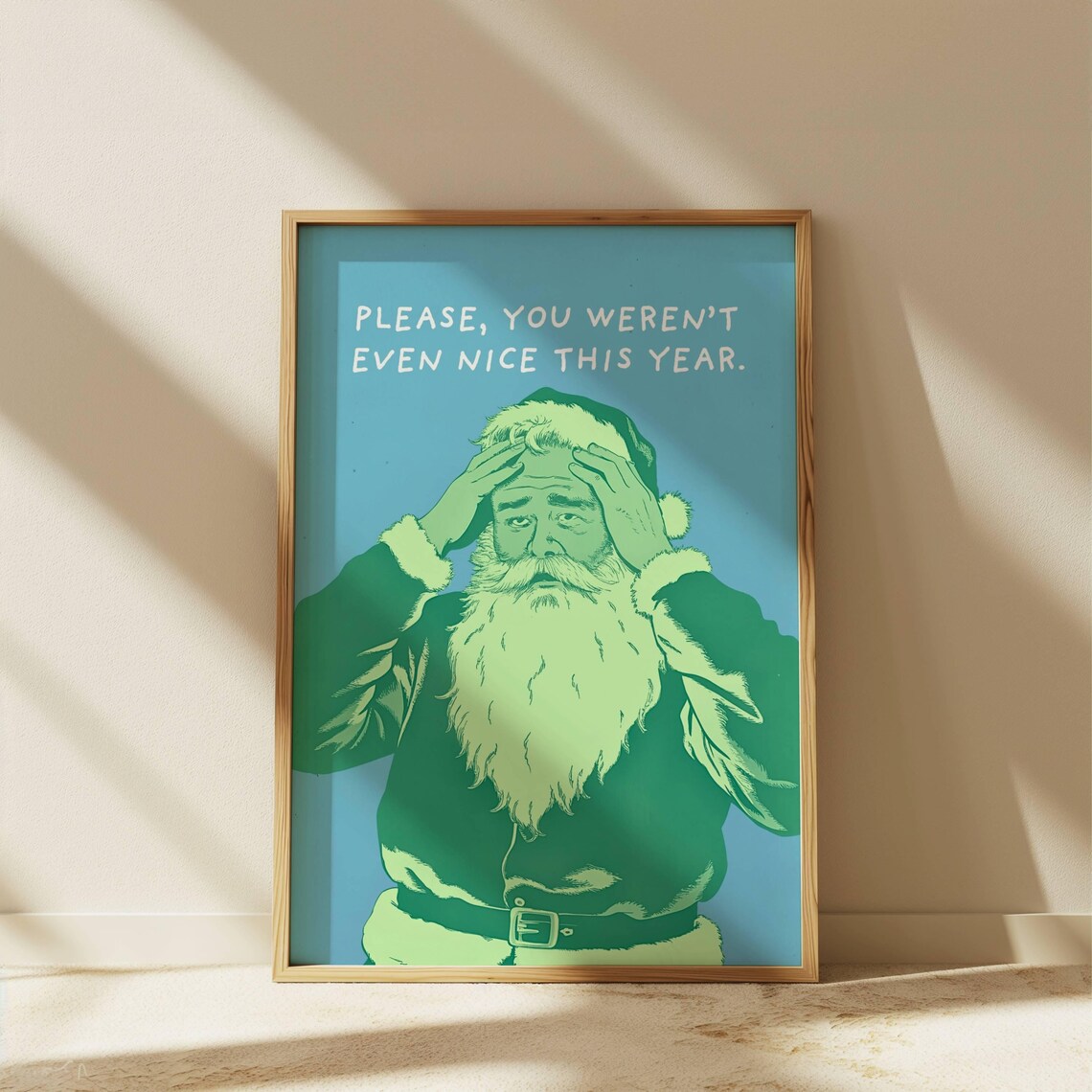 Christmas Wall Art, Maximalist Holiday Decor