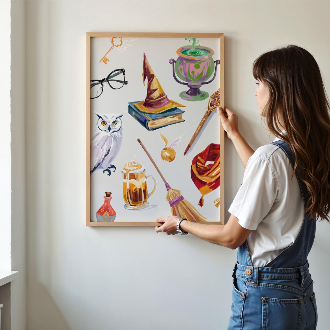 Wizarding World Art Print, School Of Magic Decor