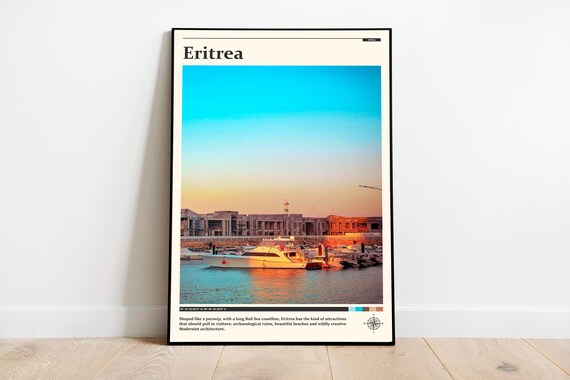 Eritrea Print Eritrea Wall Art Eritrea Poster Eritrea Photo Eritrea Poster Print East Africa Wall Decor