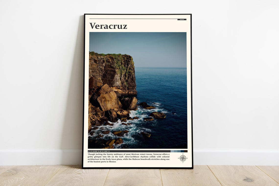 Travel Photography Veracruz Print Veracruz Wall Art Veracruz Poster Veracruz Photo Veracruz Poster Print Mexico Veracruz Decor
