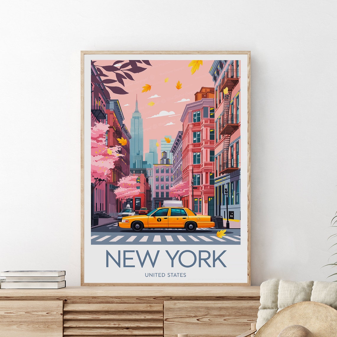 New York City Travel Print United States Statue Of Liberty New York Print New York Poster Wedding Gift