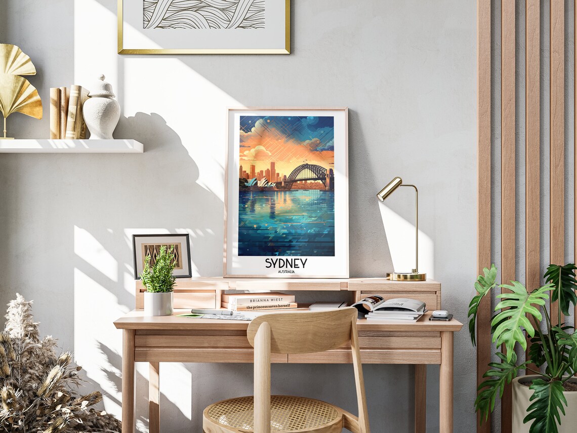 Sydney Travel Poster, Australia Opera House Print - Image 3