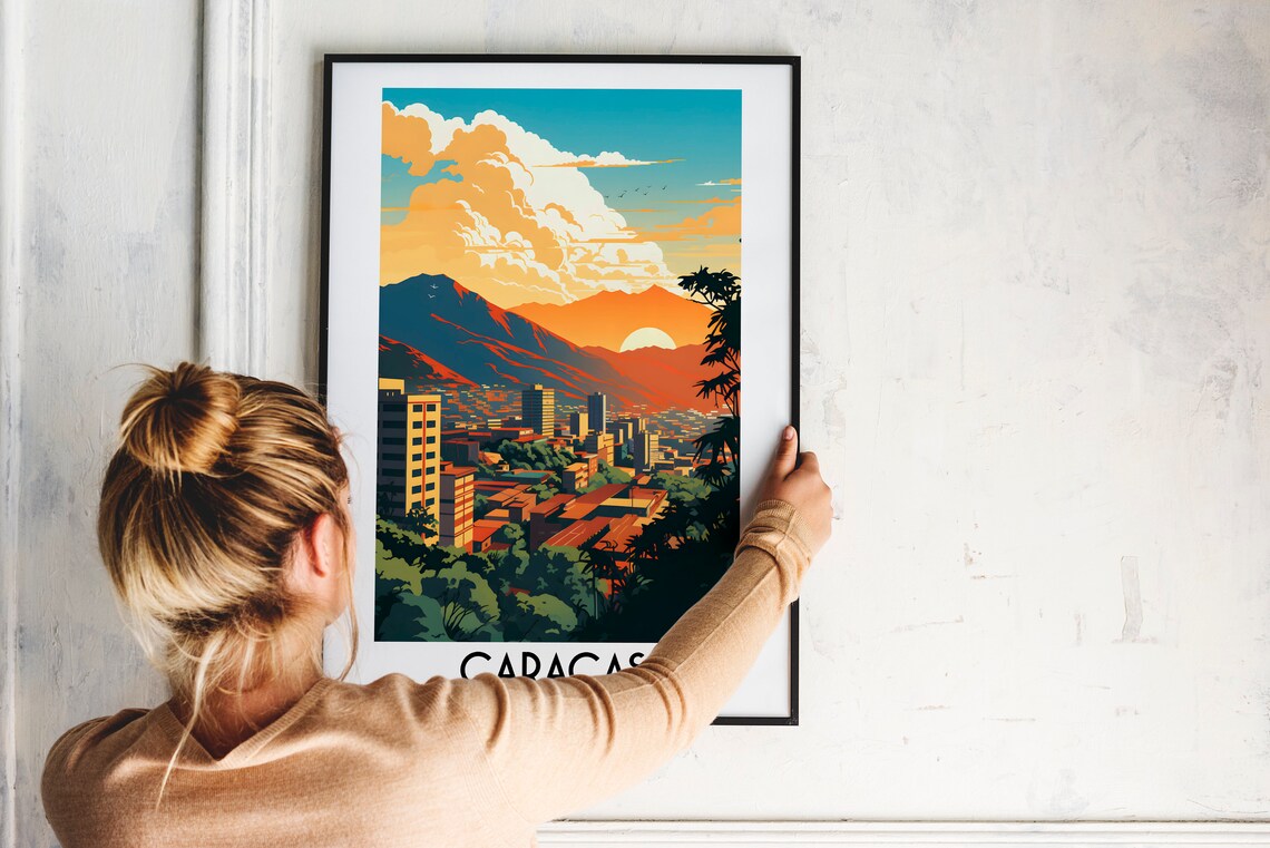 Caracas Travel Poster, Venezuela Wall Art - Image 2