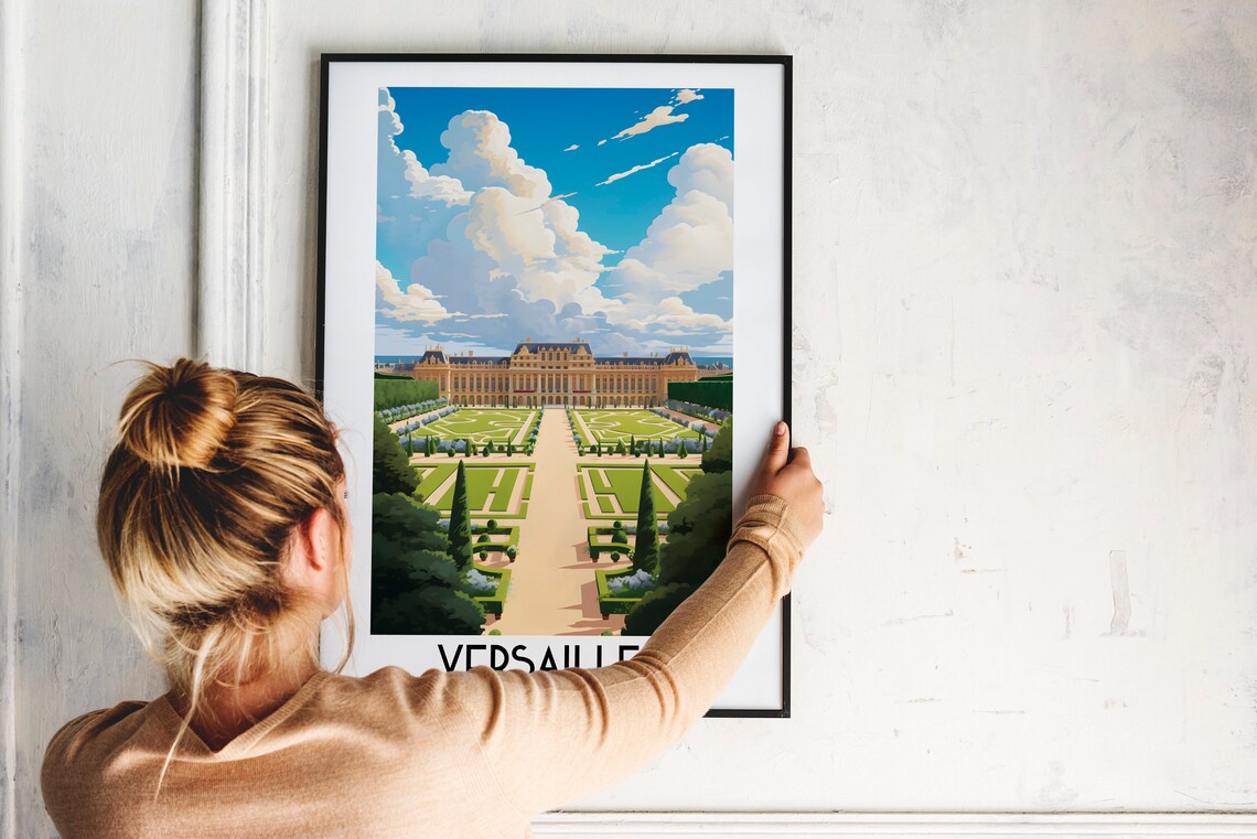 Versailles Travel Poster, France Wall Art Print - Image 2