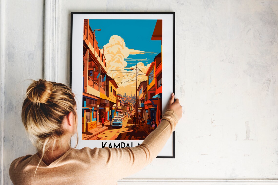 Kampala Travel Poster, Uganda Home Decor Print - Image 2