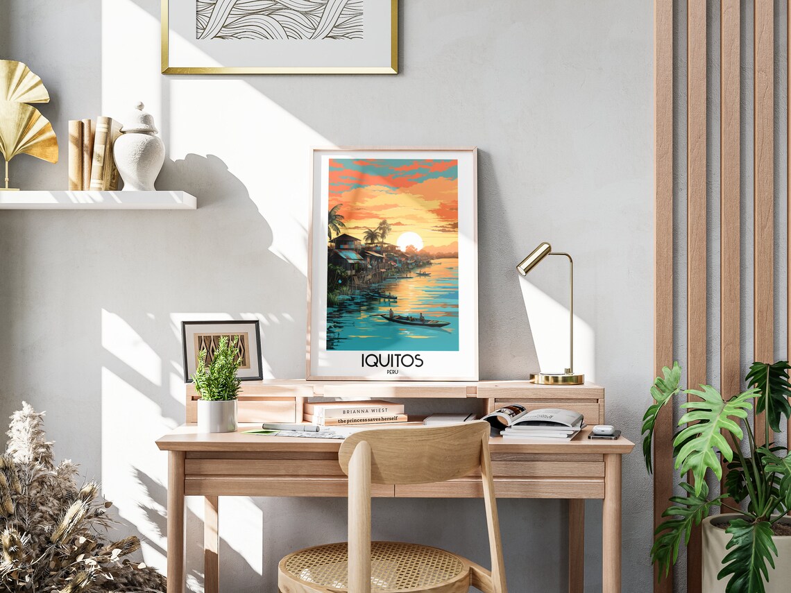 Iquitos Travel Poster, Peru Home Decor Print - Image 3