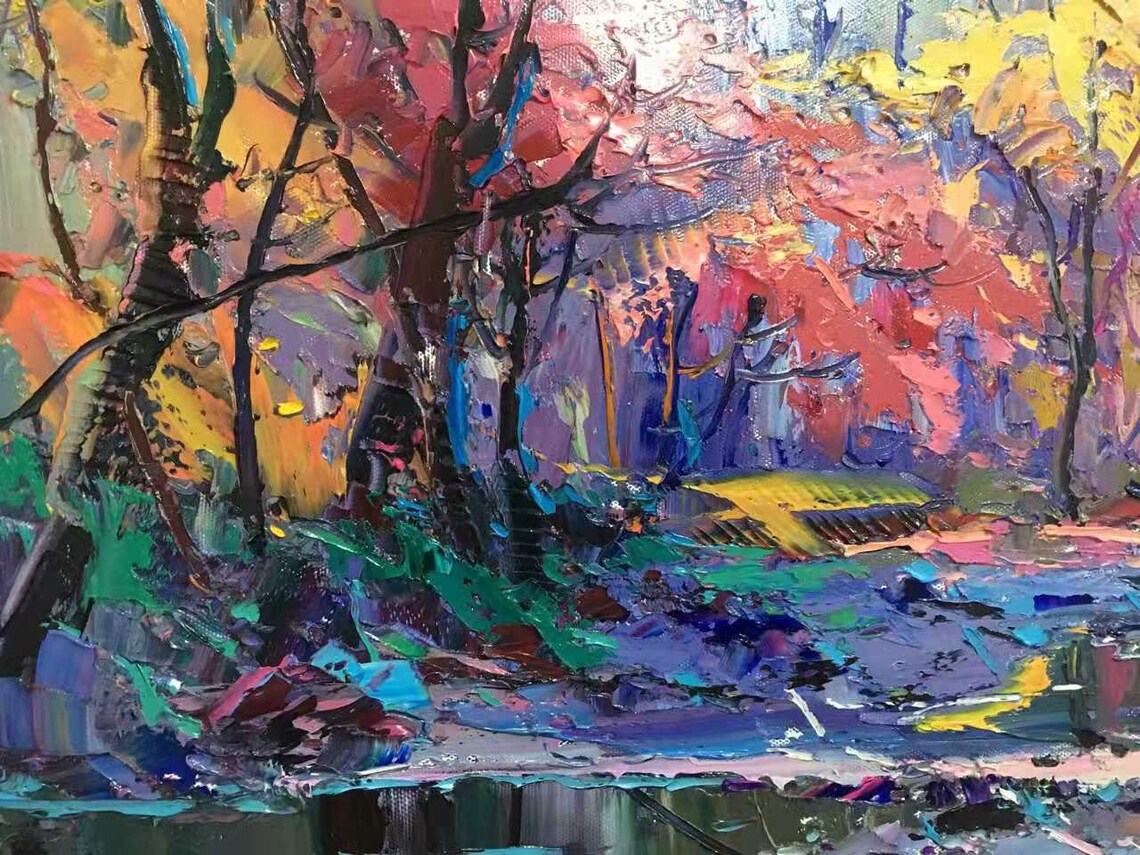 Impression Oil Painting Scenery, Landscape Art Print - Image 4