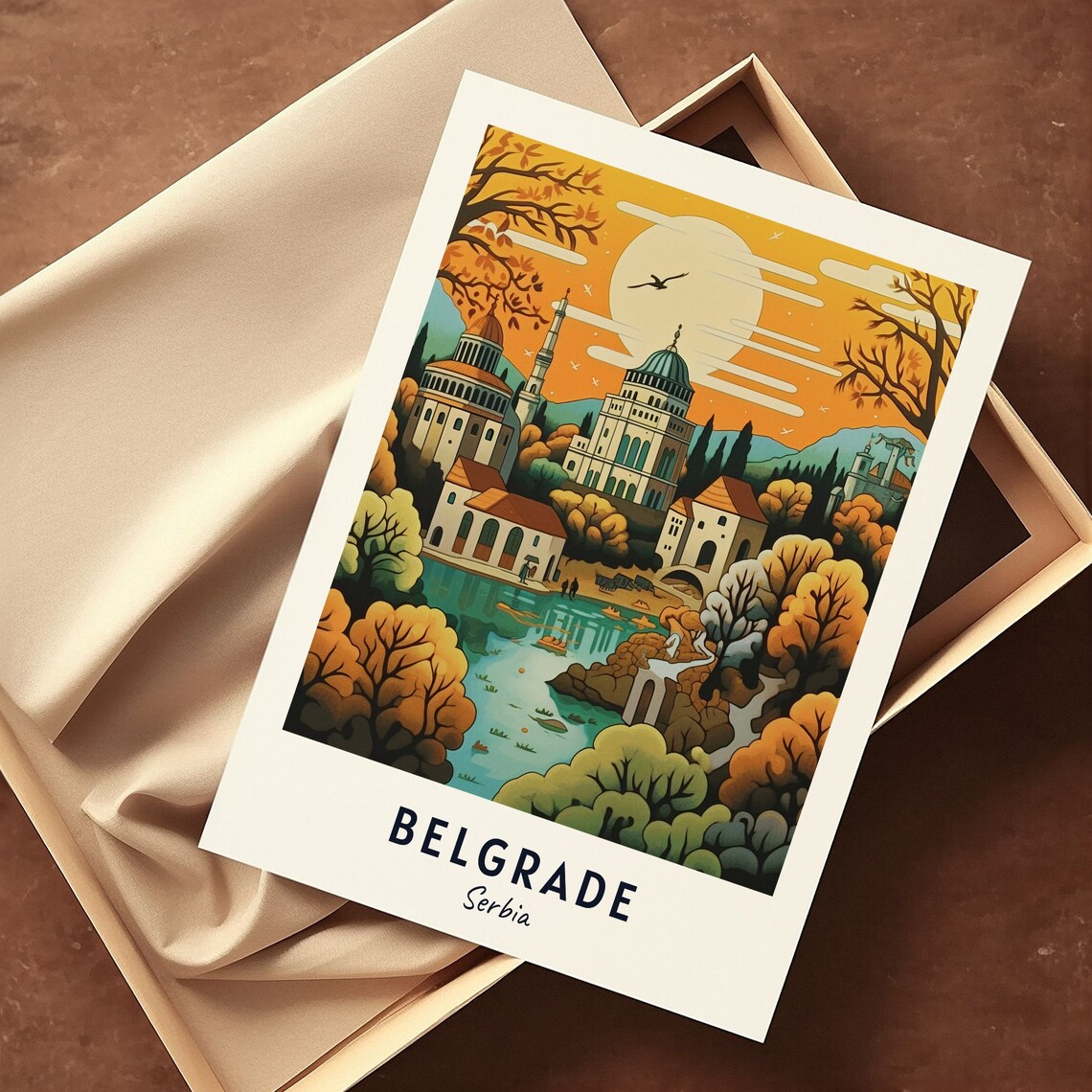 Belgrade Travel Poster, Serbia City Wall Art - Image 3