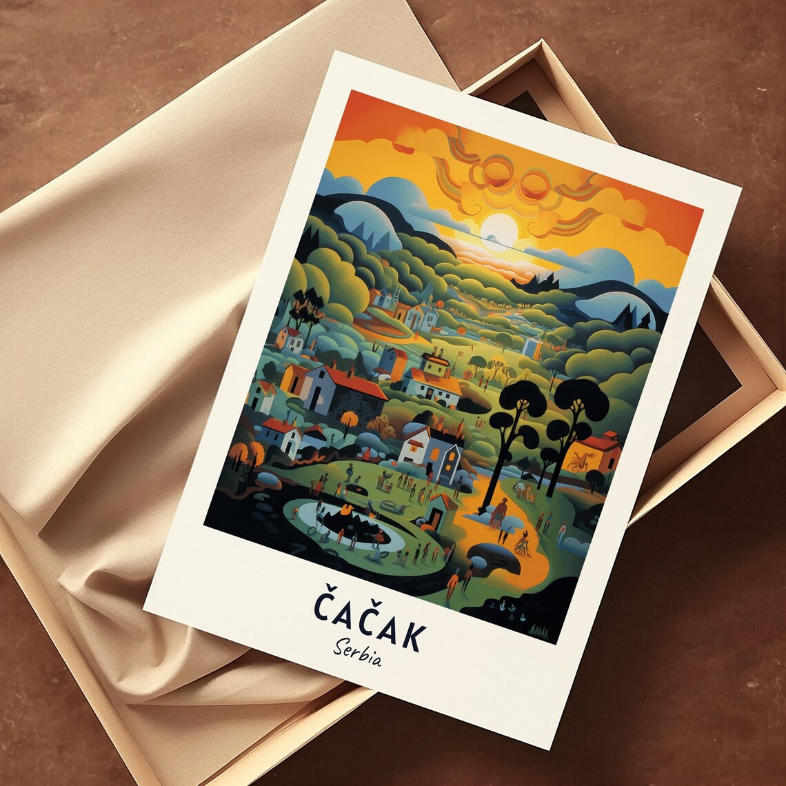 Gua Trumpet Festival Serbia Travel Poster - Image 3
