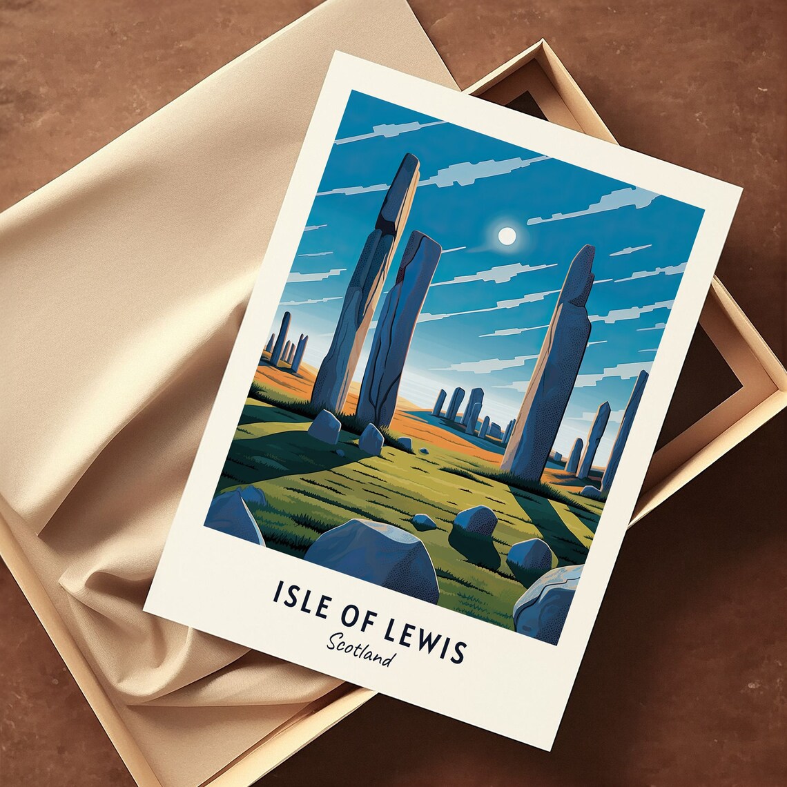 Callanish Standing Stones Travel Poster, Isle Of Lewis - Image 3