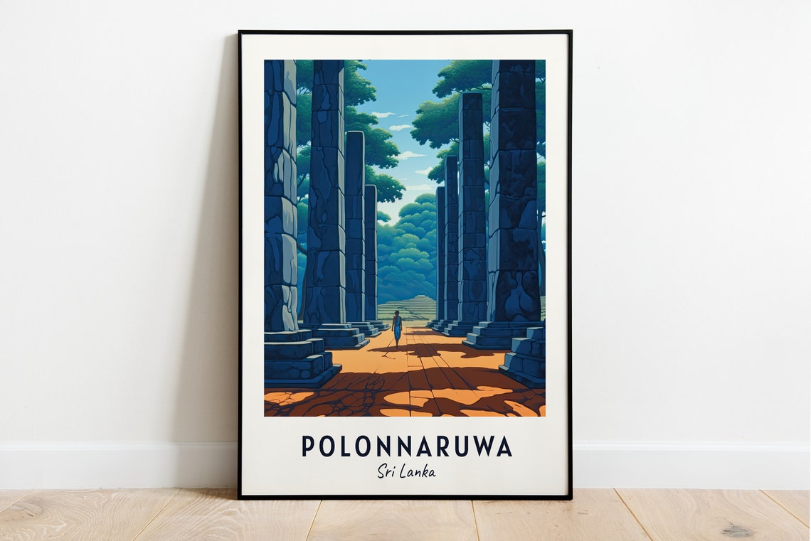 Ancient City Of Polonnaruwa Travel Print Wall Art Polonnaruwa Sri Lanka City Print Ancient City Of Polonnaruwa Travel Gift Travel Gift